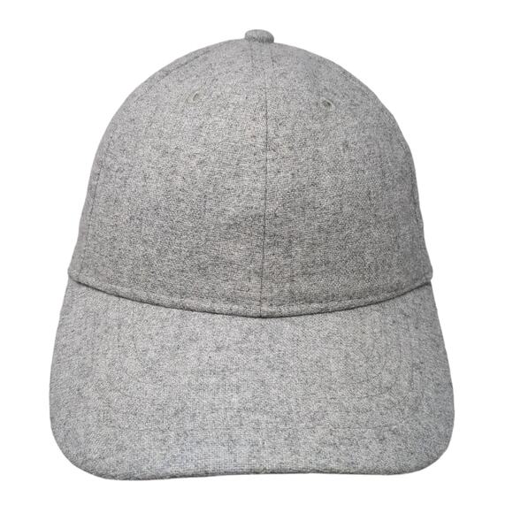 Unbranded Slideback Baseball Cap Gray One Size Adjustable Vented Holes Blank - Picture 1 of 9